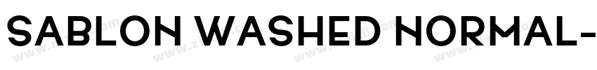 Sablon Washed Normal字体转换